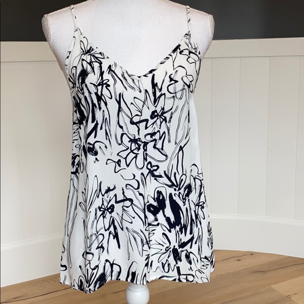 NWT French Connection Black & White Camisole